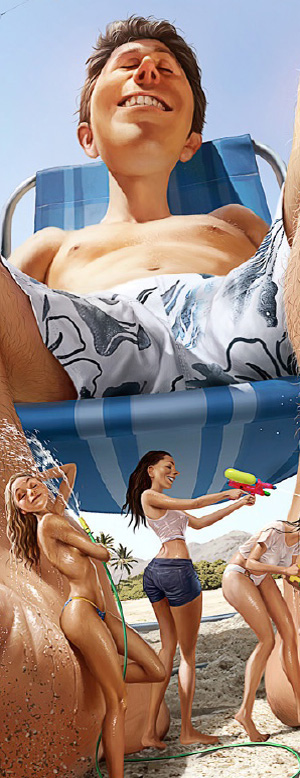 banner de na praia